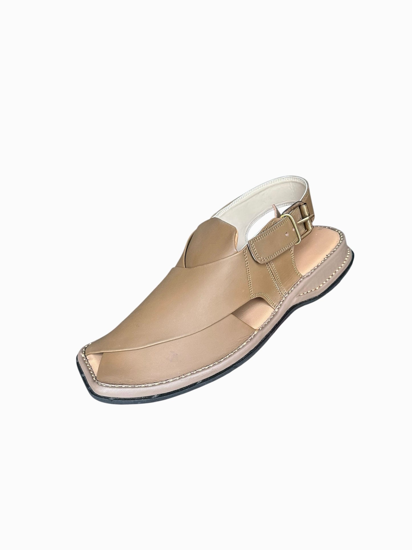 Premium Camel Brown Peshawari Chappal
