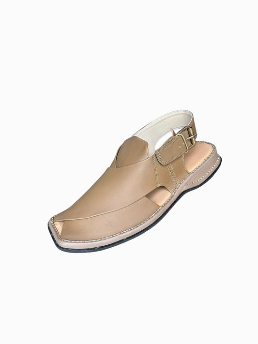 Premium Camel Brown Peshawari Chappal