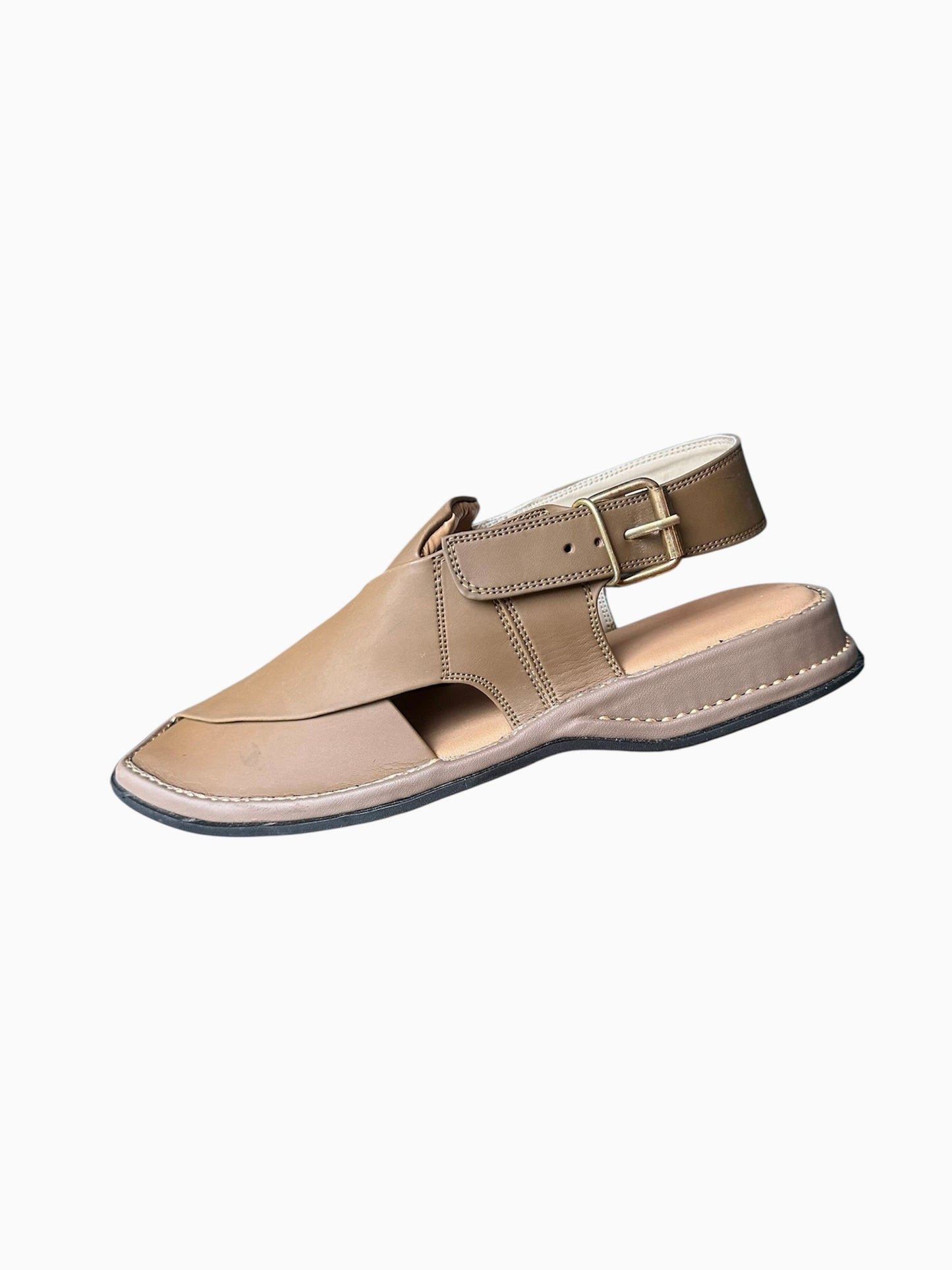 Premium Camel Brown Peshawari Chappal