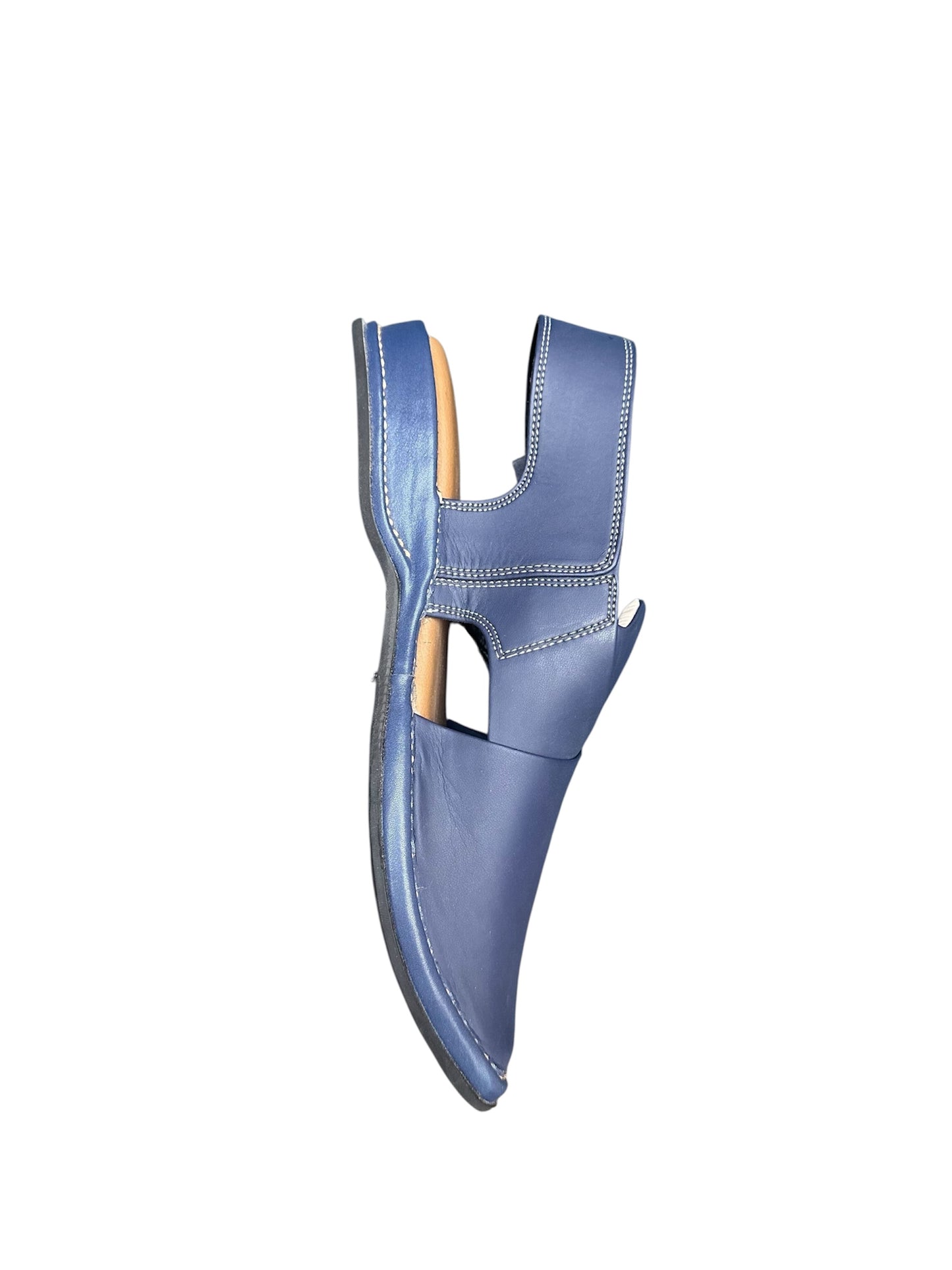 Premium Blue Peshawari Chappal